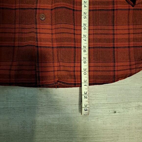 Grayers Men's Heritage Flannels Long Sleeve Shirt Red Plaid Large NWT - Picture 6 of 8
